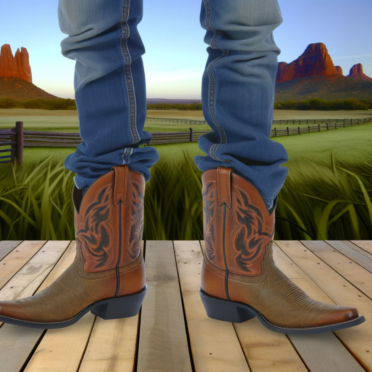 how to wear cowboy boots