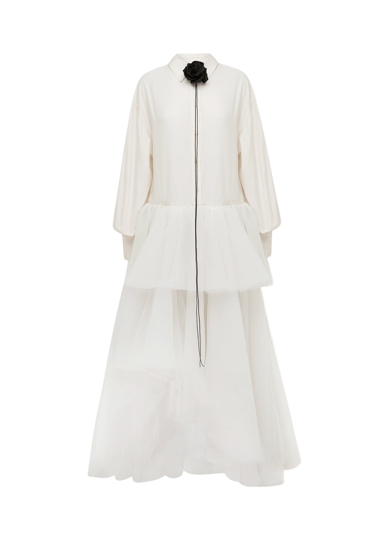 Leo Lin Avery Tiered Maxi Dress – Vanilla