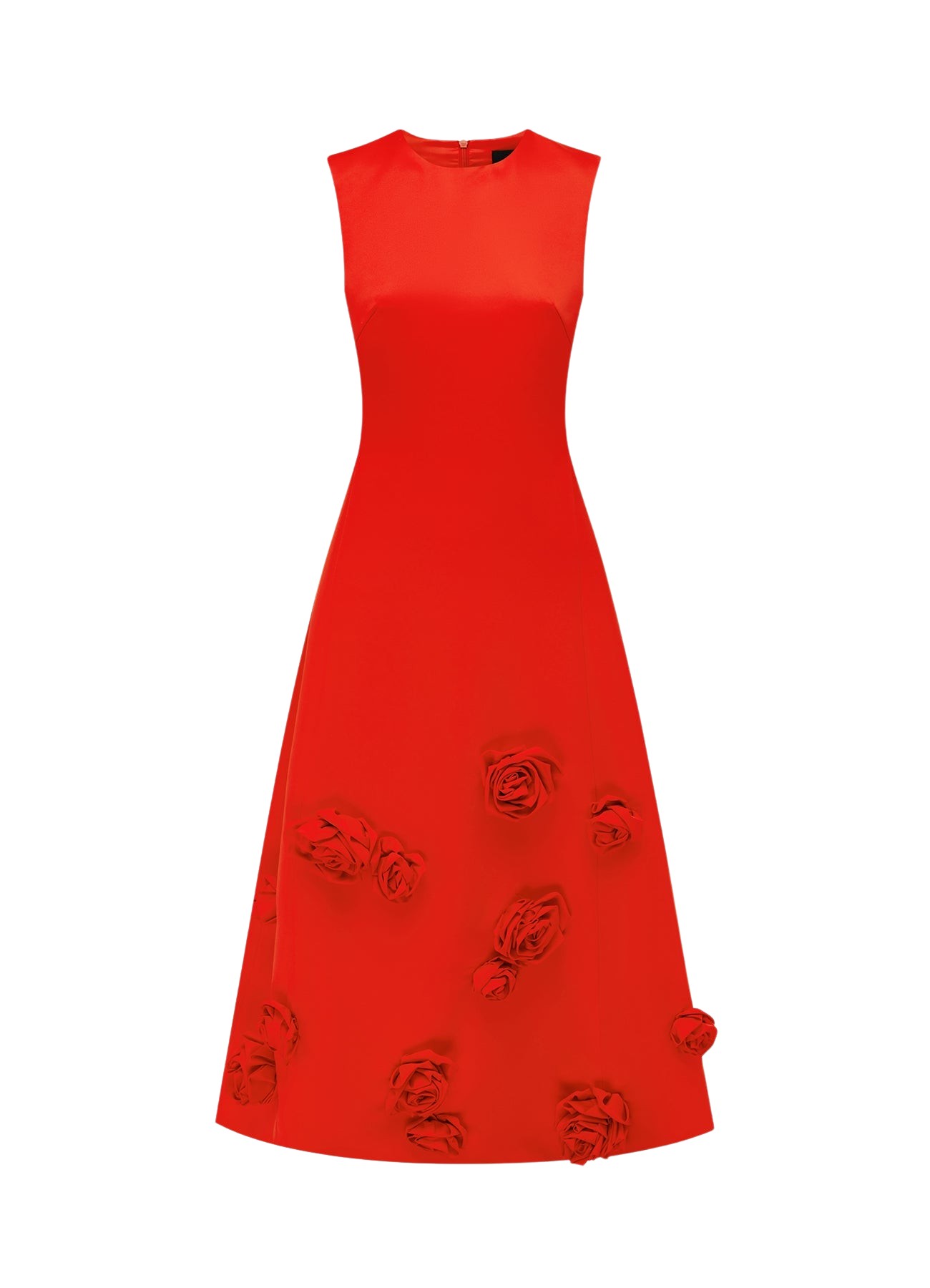 Leo Lin Cleo Sleeveless Midi Dress – Scarlet