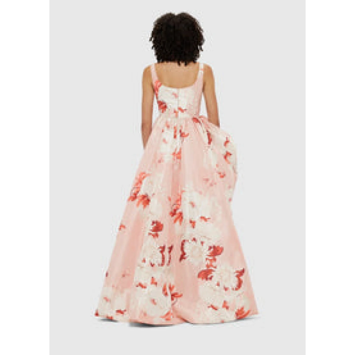 Illiana Rose Gown - Peony Print