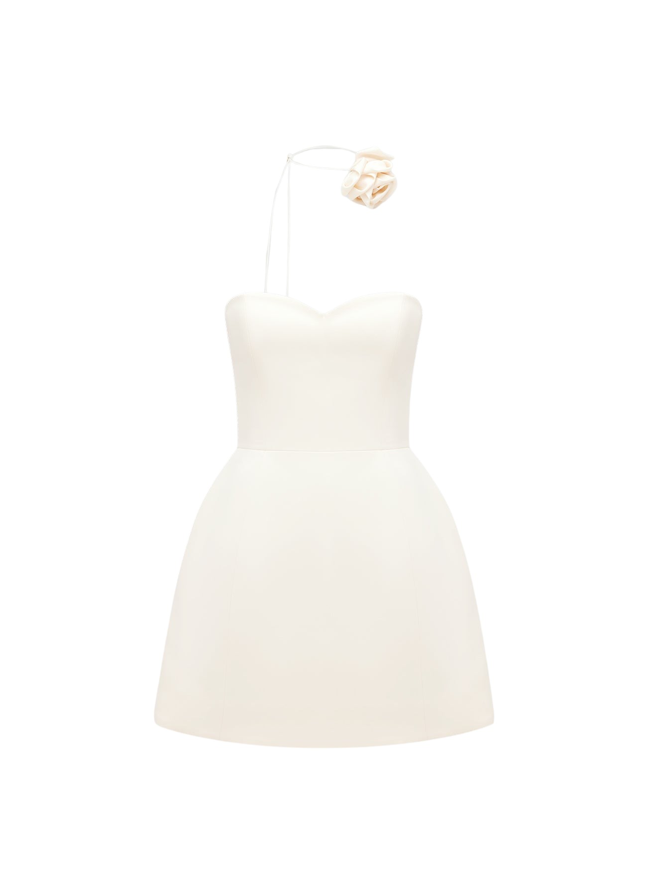Leo Lin Rosalie Bustier Mini Dress – Vanilla