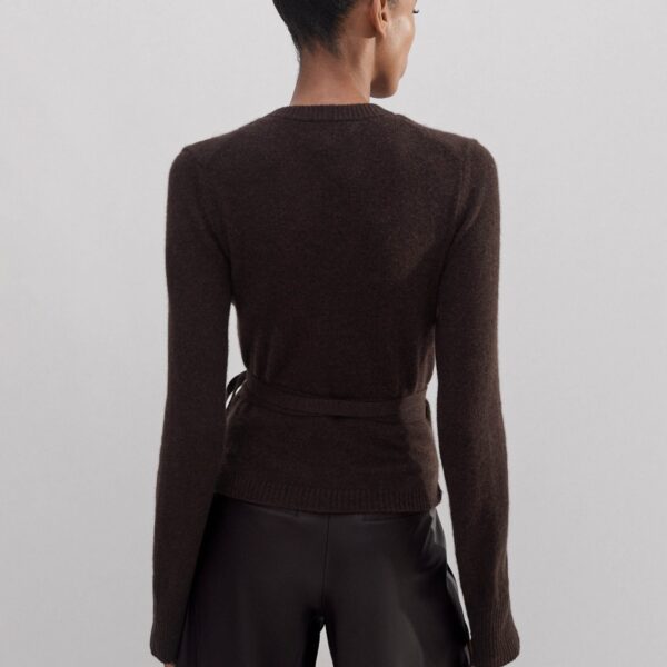 Cashmere Layered Wrap Top - Image 6