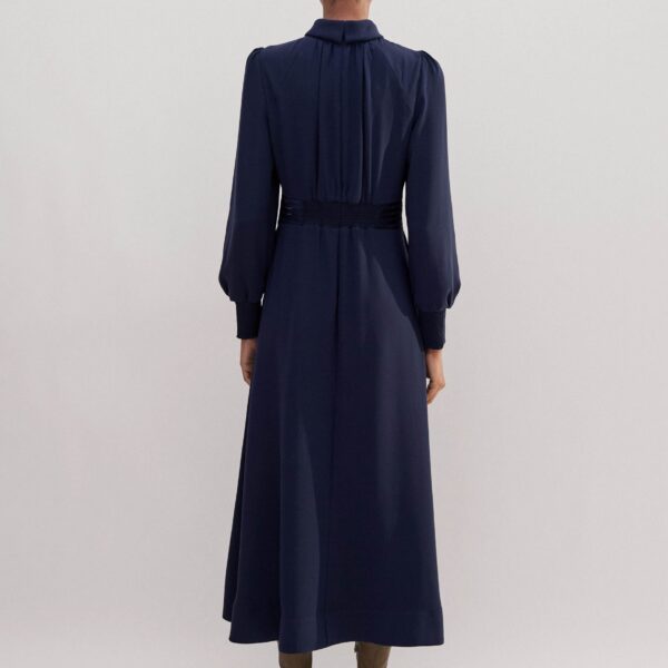 Crepe Ladder Trim Maxi Dress - Image 5