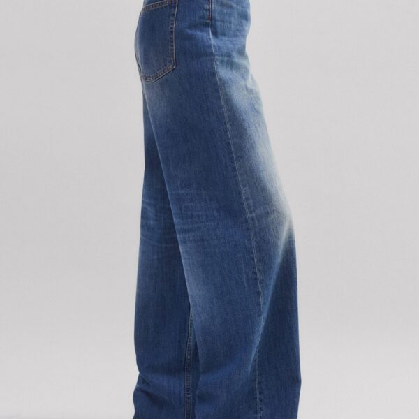 Distressed Authentic Mid-Waist Baggy Jean - Image 5