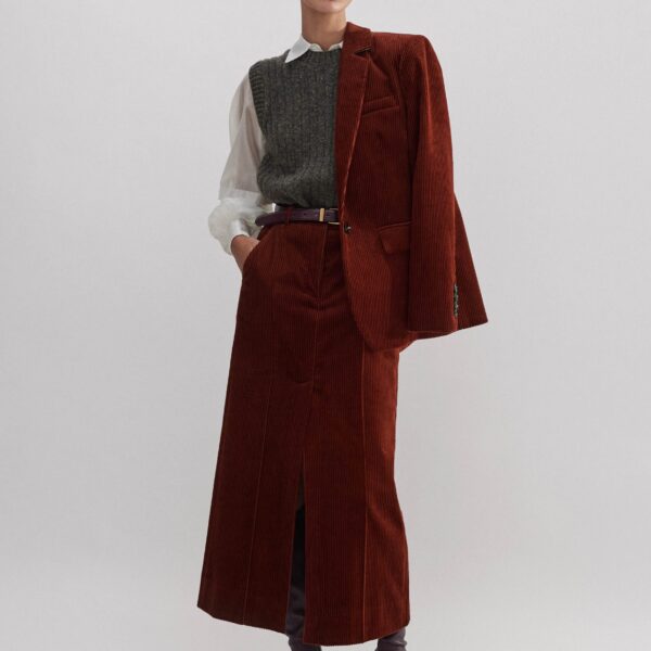 Fluid Scallop Detail Layering Shirt - Image 5