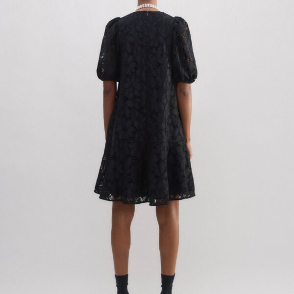 Lined Lace Mini Dress - Image 5