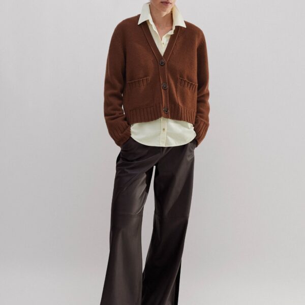 Merino Cashmere Relaxed Cardigan - Image 5