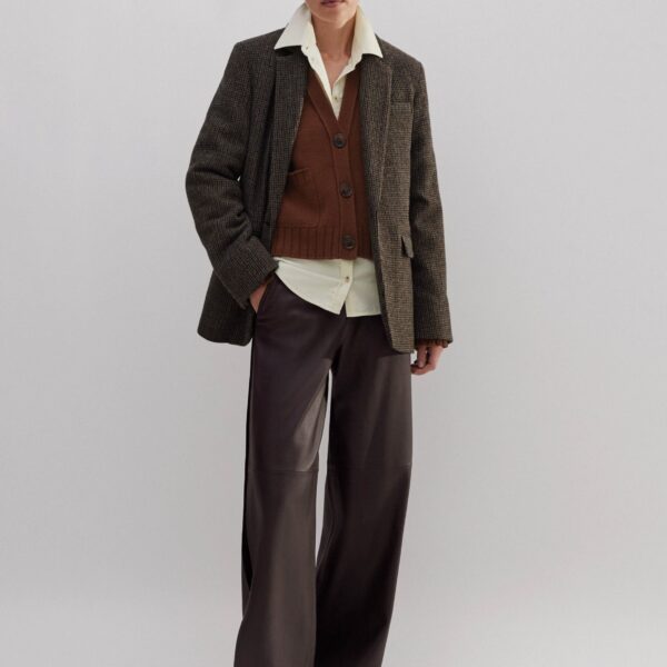 Merino Cashmere Relaxed Cardigan - Image 6