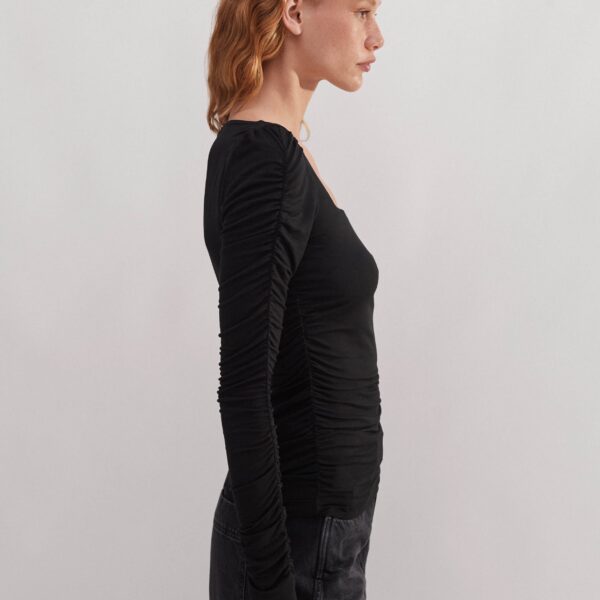 Ruched Square Neck Top - Image 6