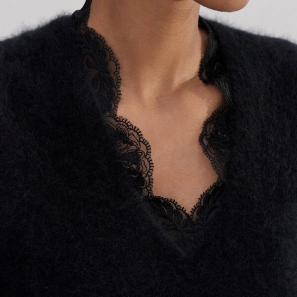 Satin Lace Layering Blouse - Image 6