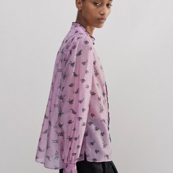 Scattered Floral Print Blouse + Cami - Image 6