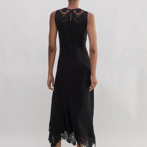 Sleeveless Lace Midi Dress - Image 5