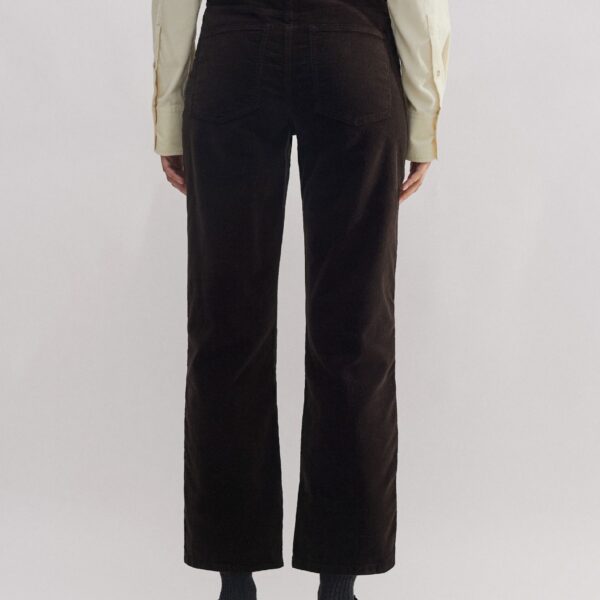Stretch Velvet Straight Crop Jean - Image 6