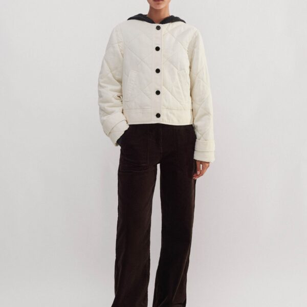 Washed Cotton-Blend Quilted Jacket - Image 5