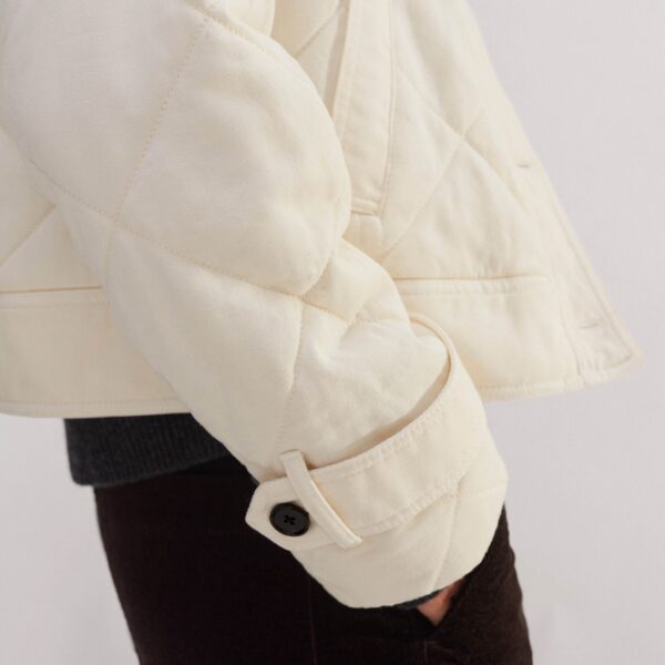 Washed Cotton-Blend Quilted Jacket - Image 6