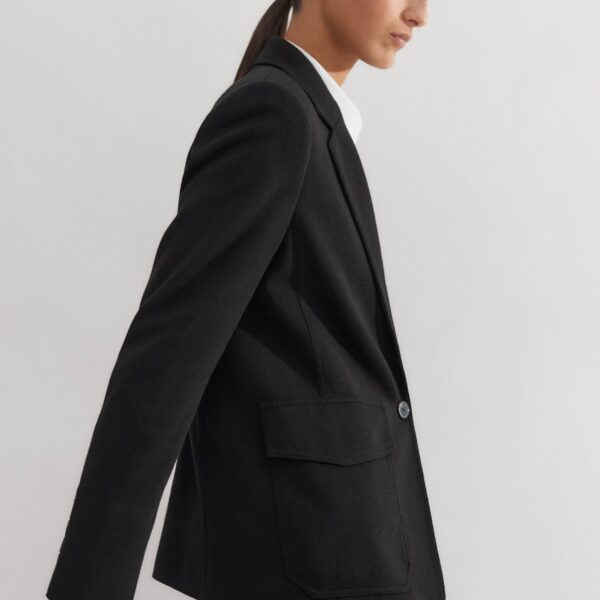 Wool-Blend Travel Tailoring Blazer - Image 5