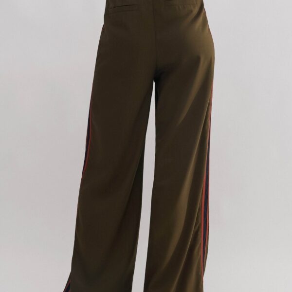 Wool Sharp Pleat Front Wide-Leg Pant - Image 6