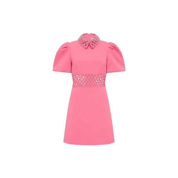 Rebecca Vallance Aubree Collar Mini Dress