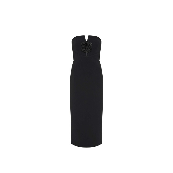 Rebecca Vallance Aubree Strapless Midi Dress