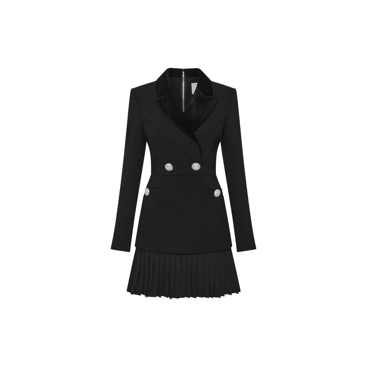 【REBECCA VALLANCE】Celia Mini Dress テーラードフィット黒 Rebecca Vallance Black Dresses | Designer Collection | Coveti