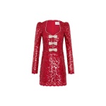 Rebecca-Vallance-Leyla-Long-Sleeve-Mini-Dress Rebecca Vallance Leyla Long Sleeve Mini Dress