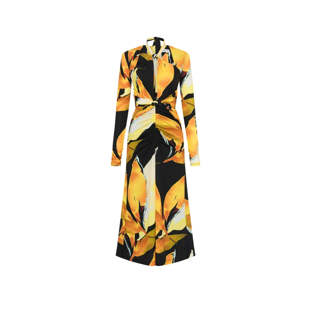 Rebecca Vallance Petals Of Paradise Long Sleeve Midi Dress