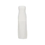Bow Tube Dress White