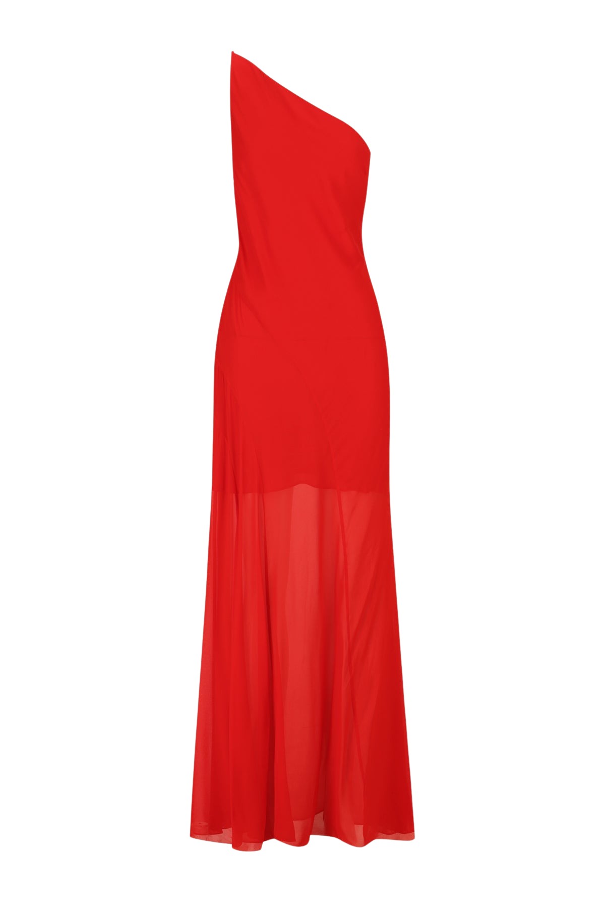 ワンピースその他 SOLACE LONDON Women Dresses OS44044RED Red Solace London Daria Draped One-shoulder Maxi Dress Red