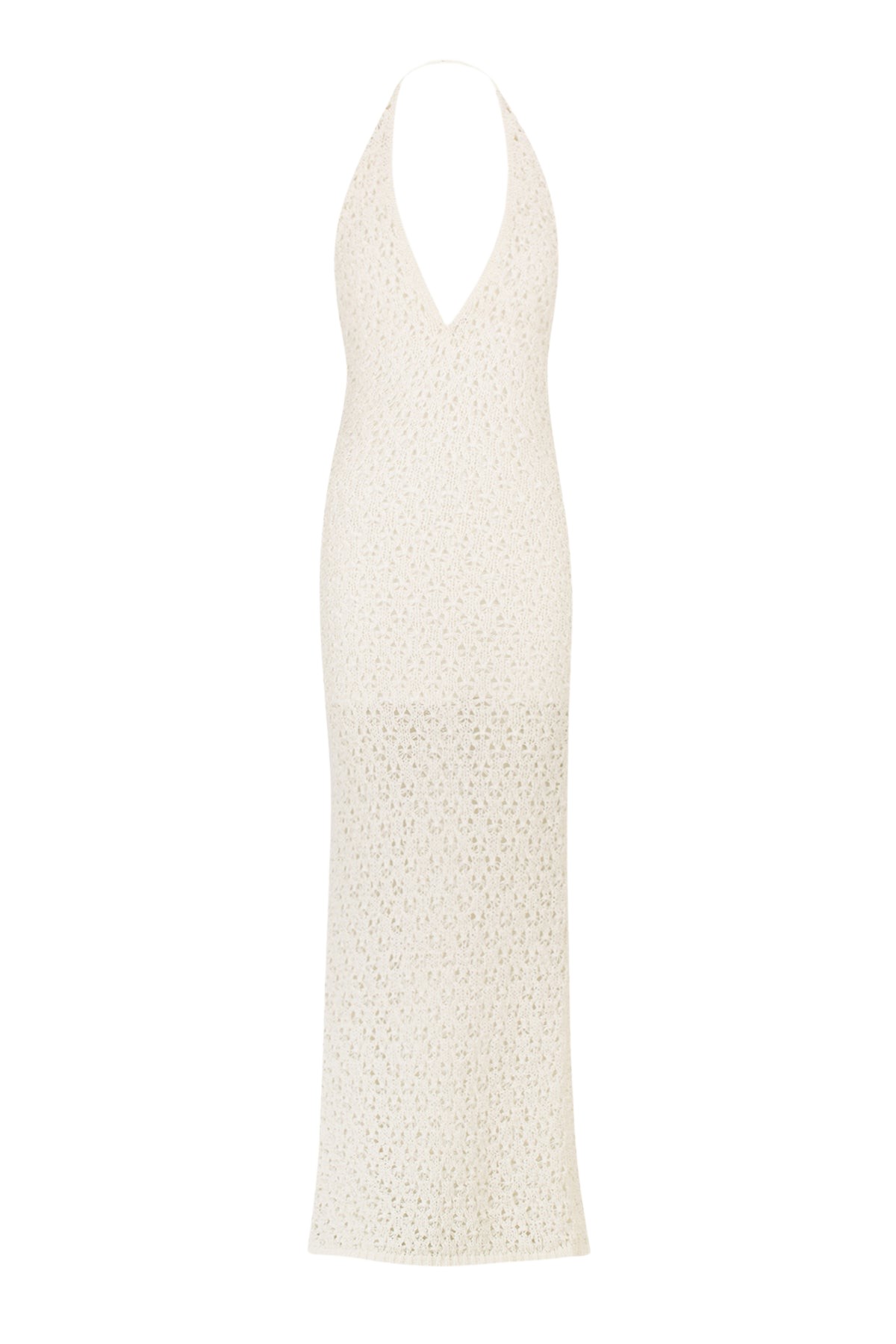 【Shona Joy】ビーズメッシュドレスiridescent double cowl maxi Iridescent Double Cowl Open Back Maxi Dress | Ivory