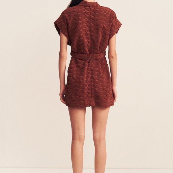 Shona Joy Pauline Sleeveless Robe – Cognac, view 7