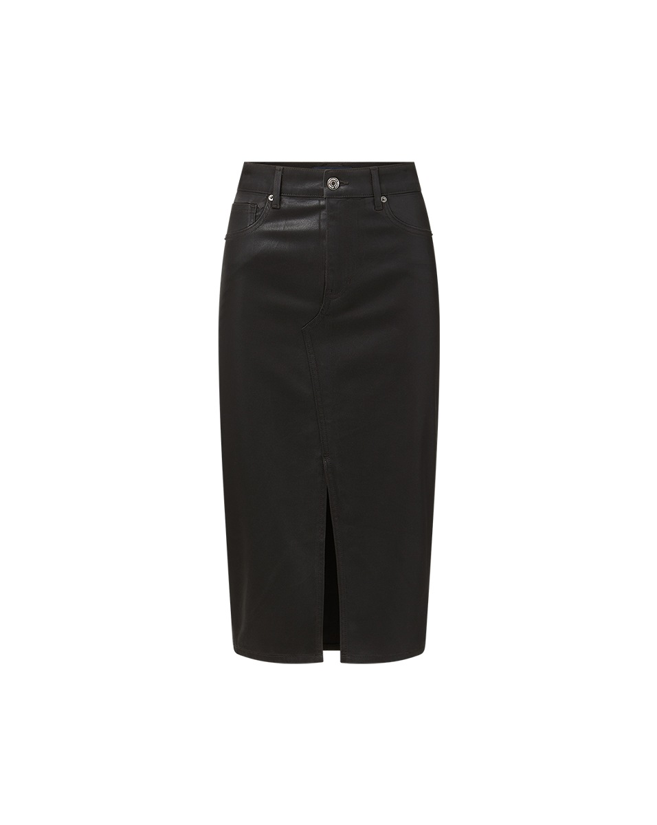 Veronica Beard Breves Coated Midi Skirt