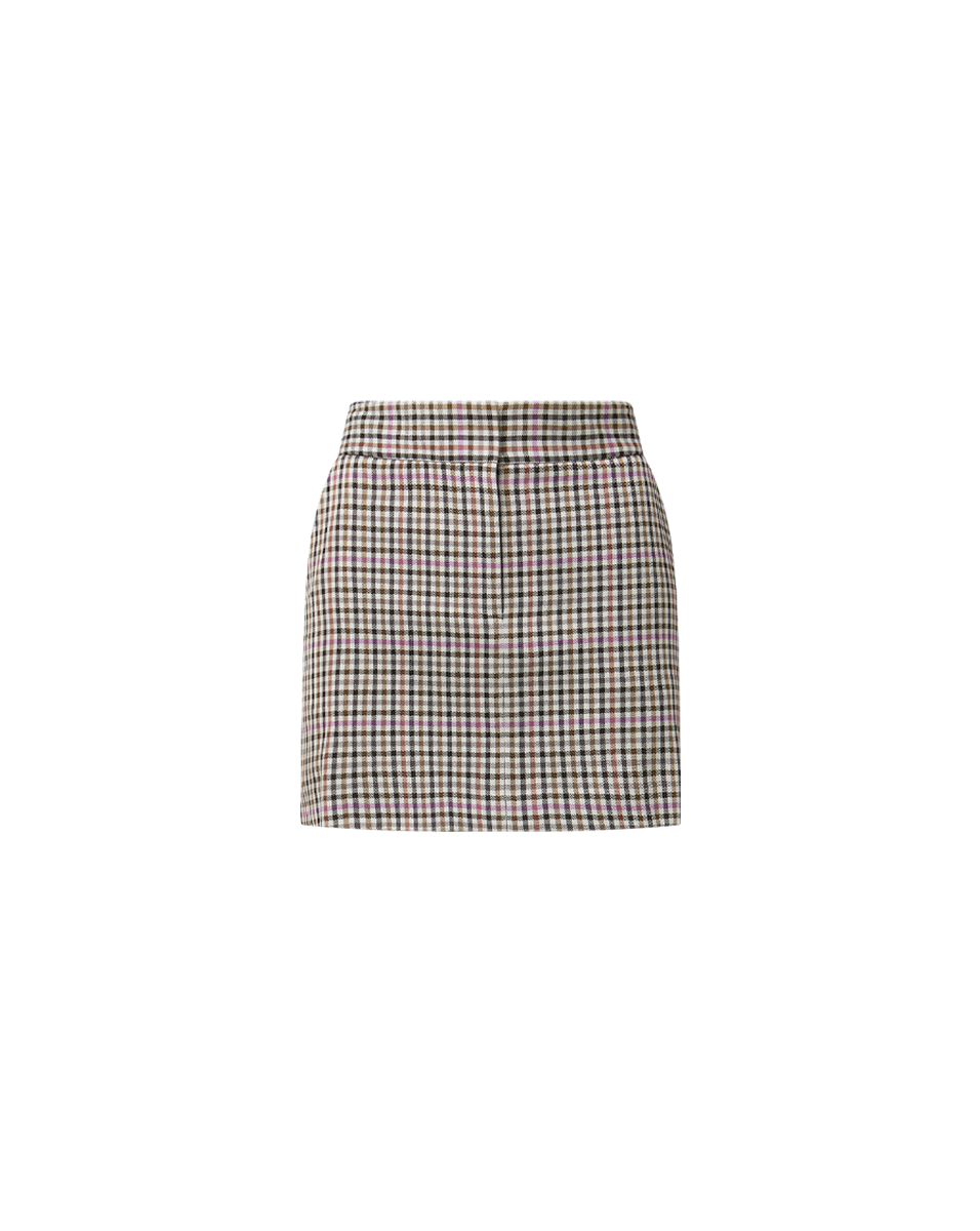 Veronica Beard Elara Plaid Skirt