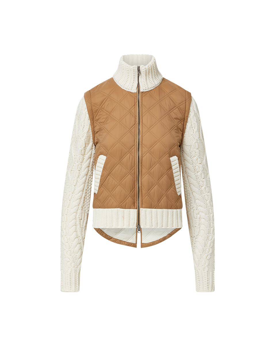 Veronica Beard Patra Mixed-Media Jacket
