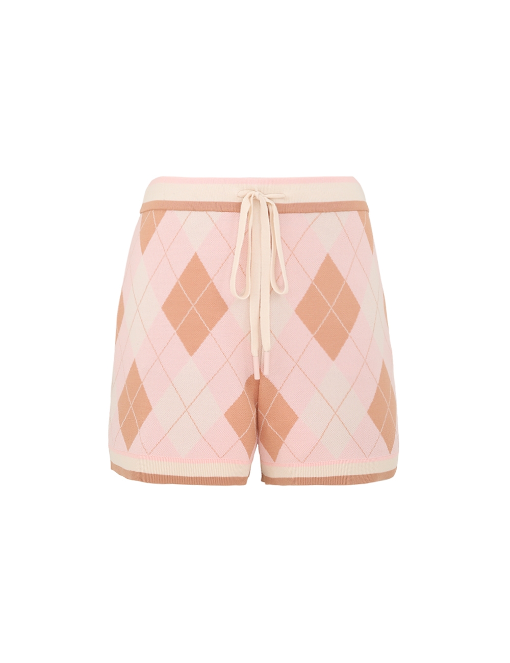 Zimmermann Acacia Argyle Knit Short
