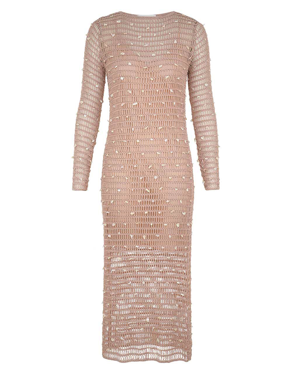 Zimmermann Wylie Shell Crochet Midi Dress