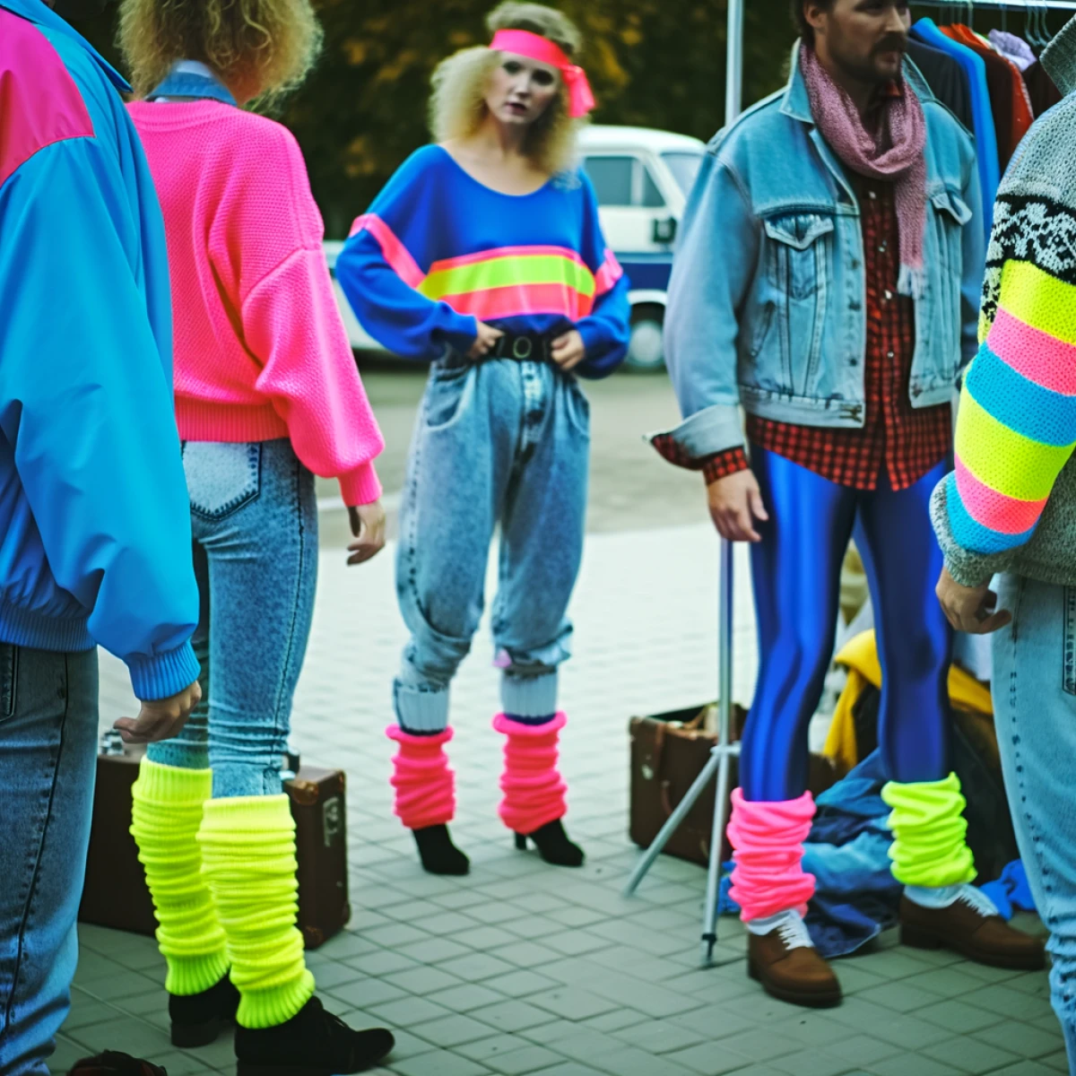 how to dress 80s with normal clothes