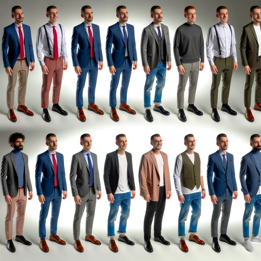 how to dress business casual men