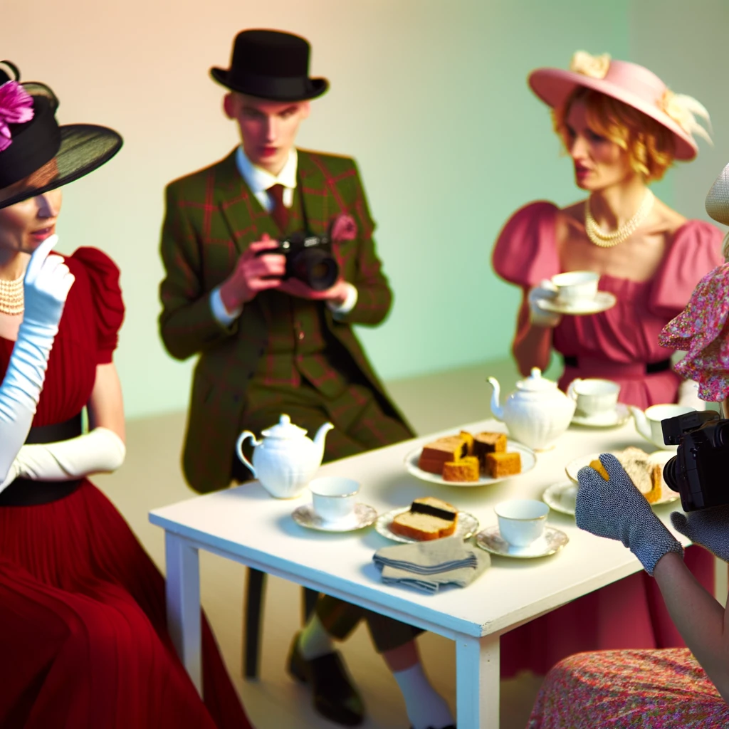 how to dress for a tea party