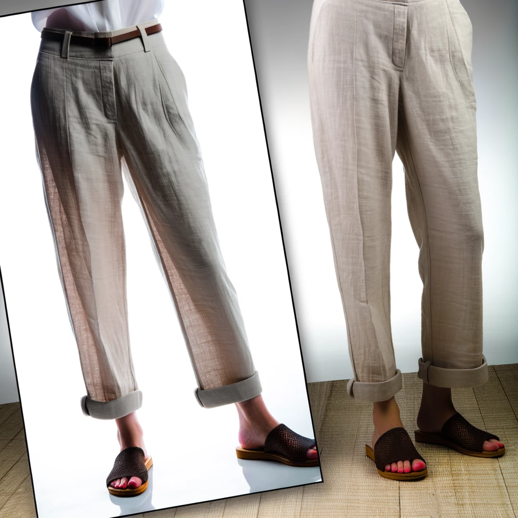 how to style linen pants