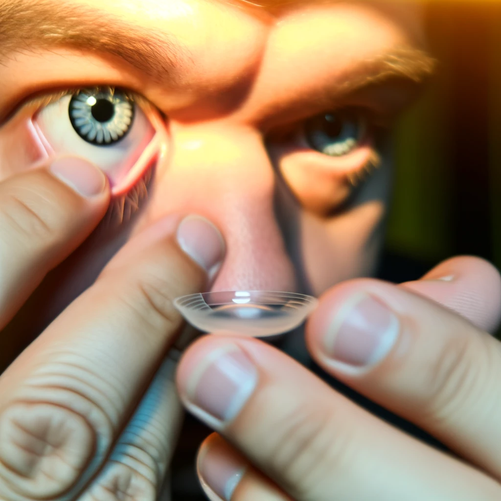 how to wear contact lenses