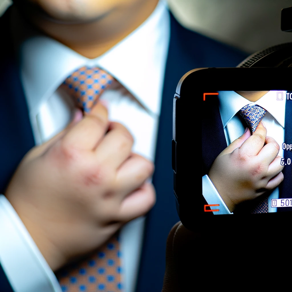 tie clip where to place