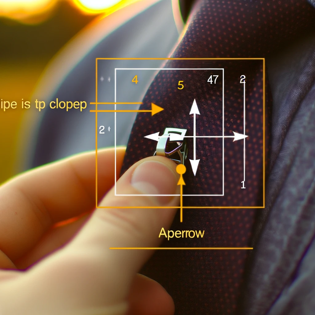 where to wear a tie clip