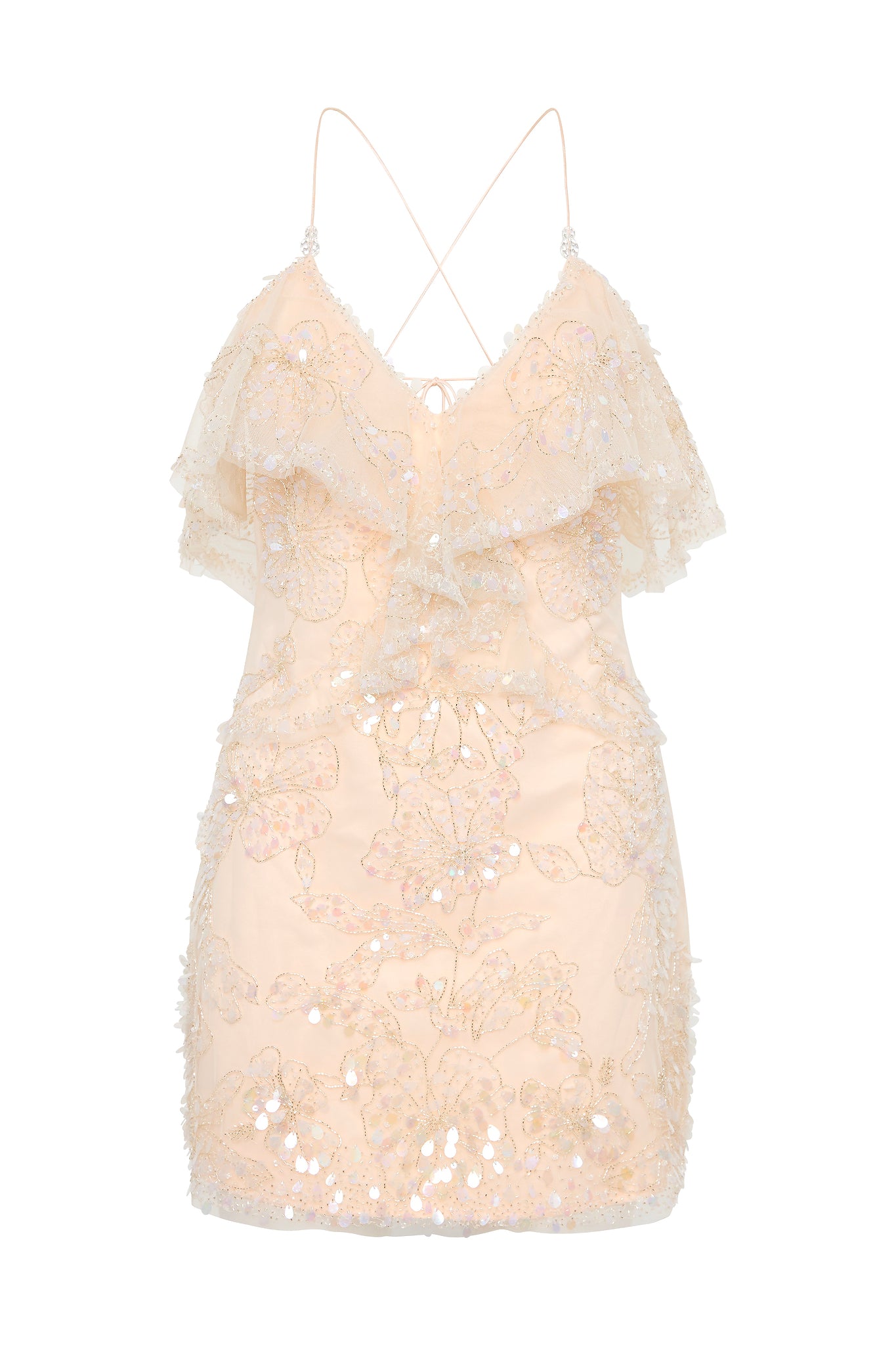 Aje Iridescence Mini Dress