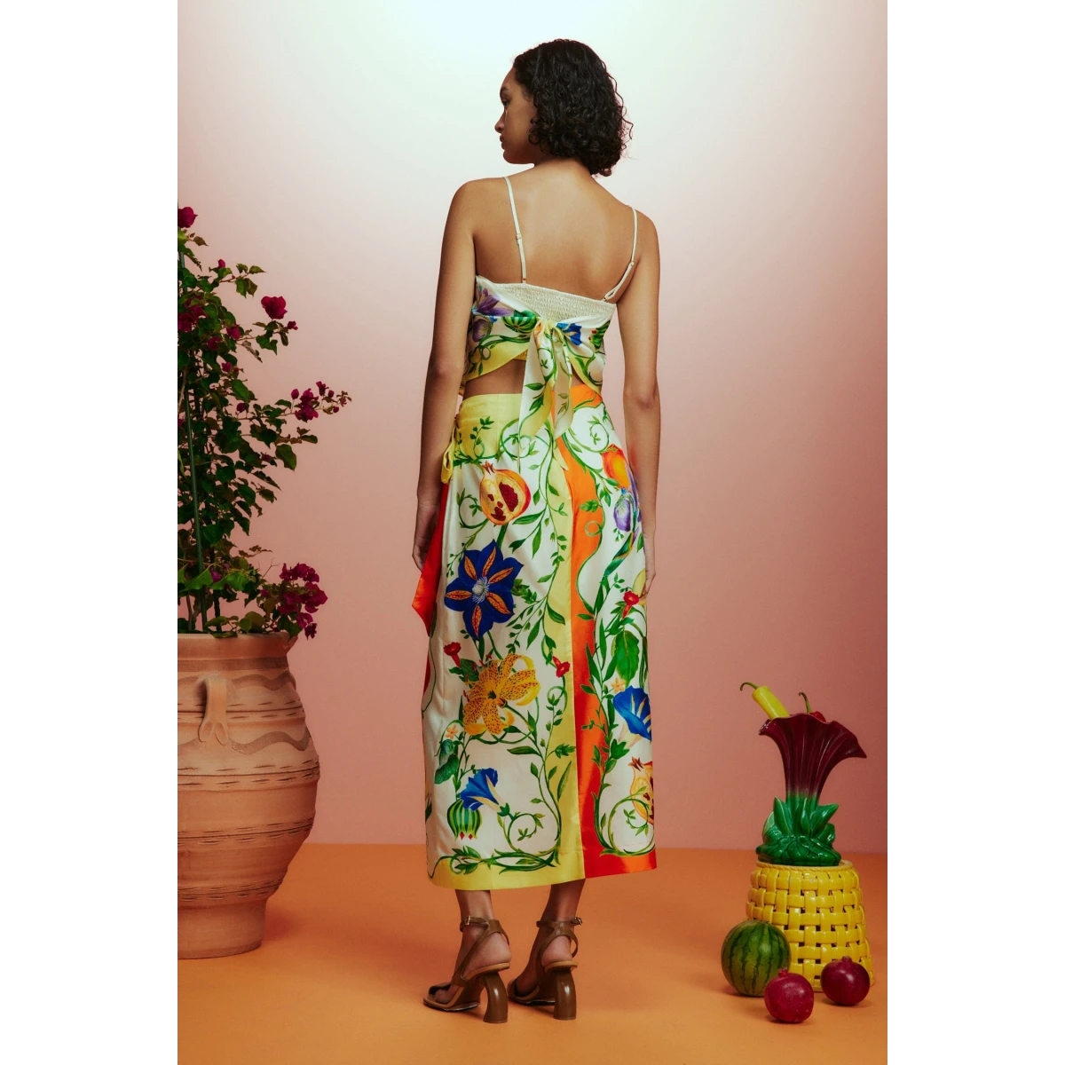 Alemais Flores Sarong Skirt