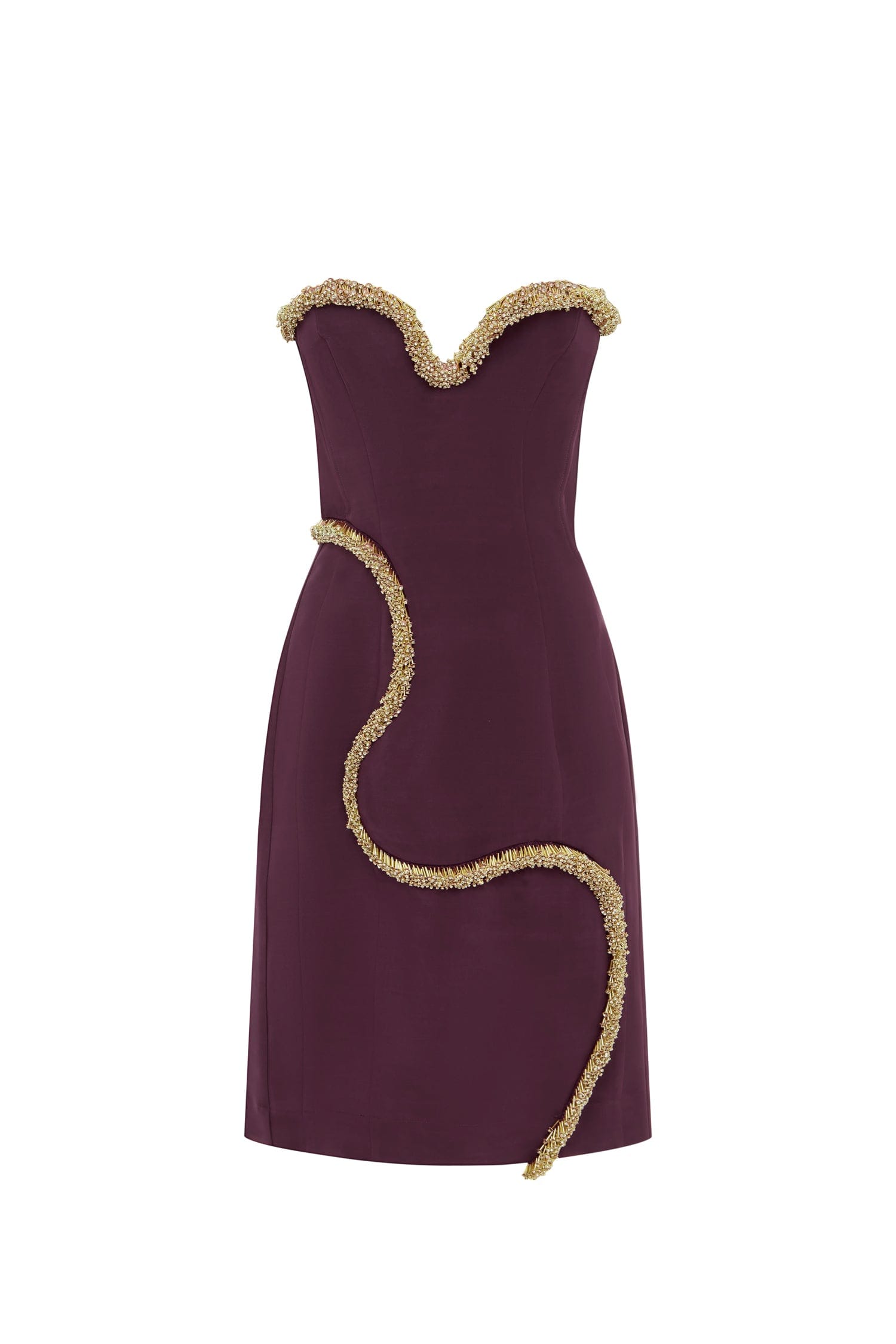Alemais Orion Embellished Midi Dress