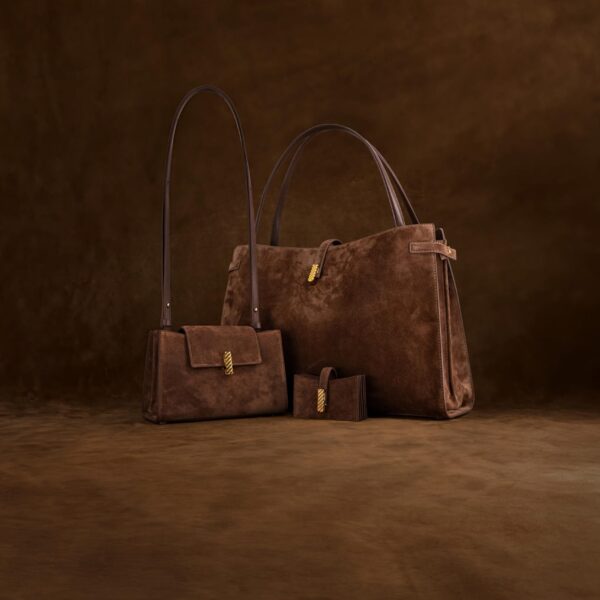 Isla Tote - Suede Espresso