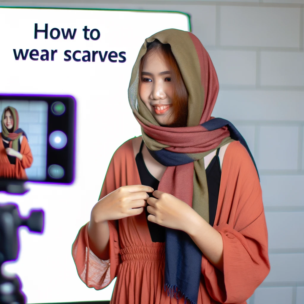 how to wear scarves