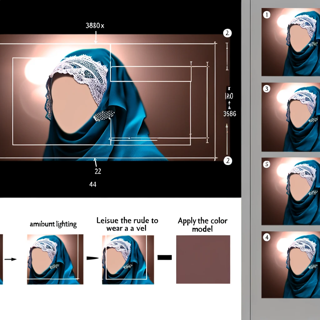 how to wear veil