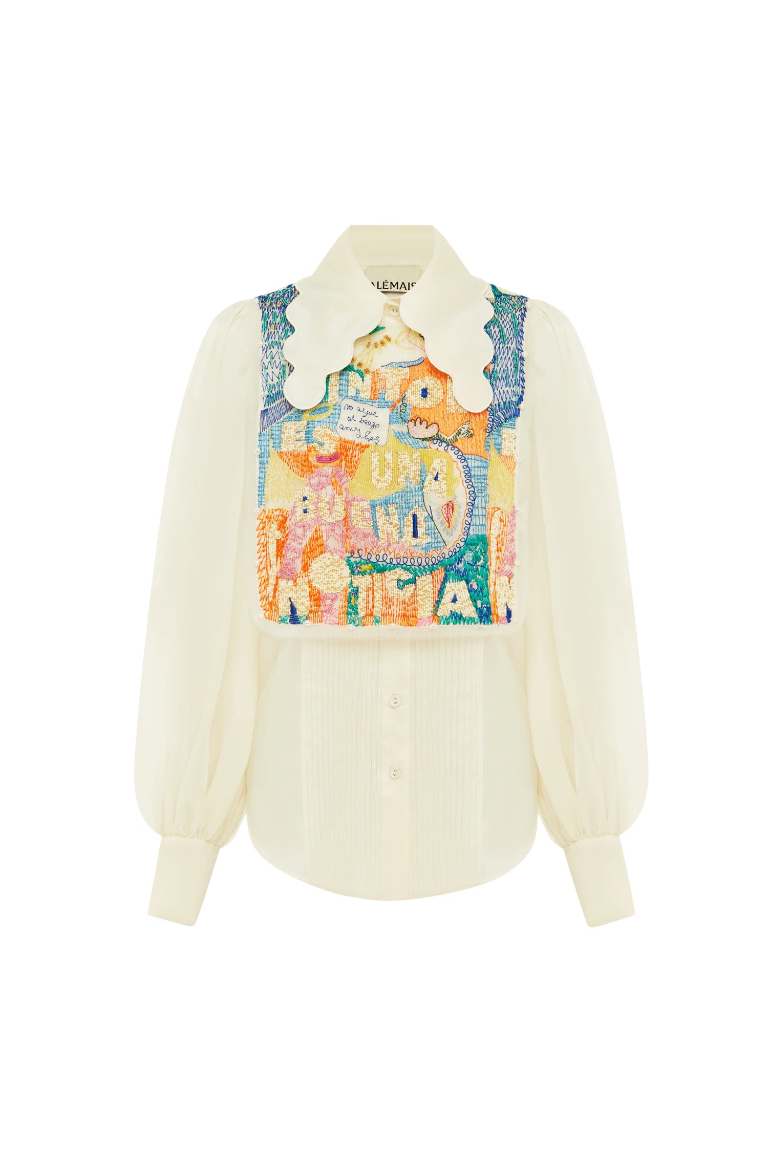 Alemais Ceremony Organza Shirt And Bib