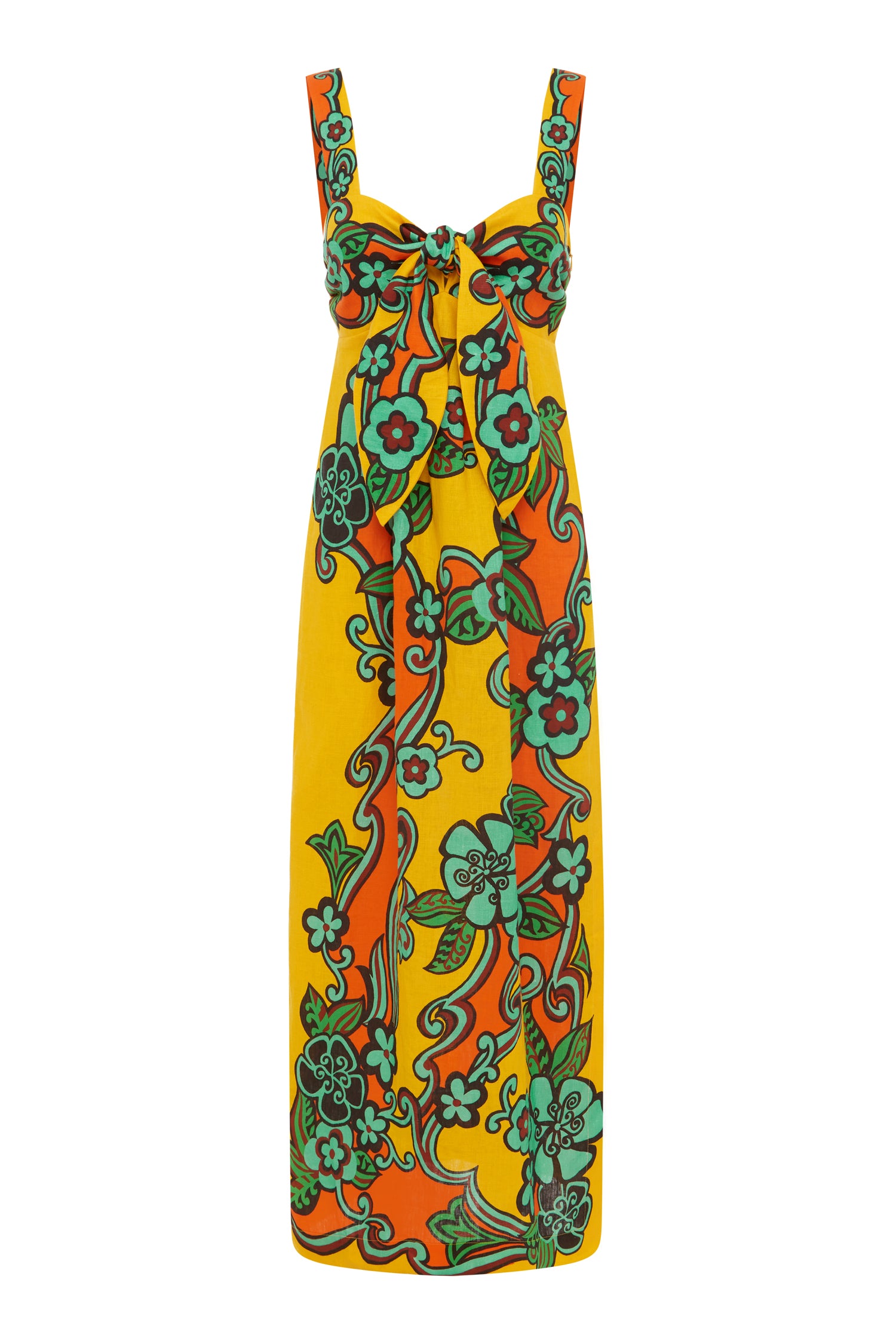 Alemais Flame Midi Dress